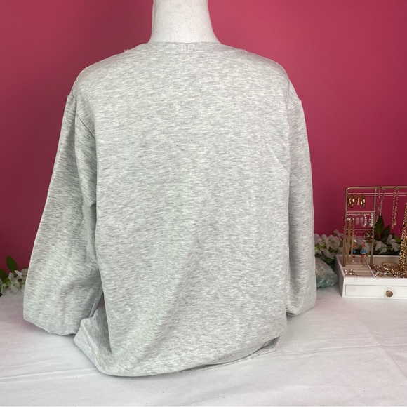 Stars Above- Heather Grey Crewneck - Picture 5 of 7